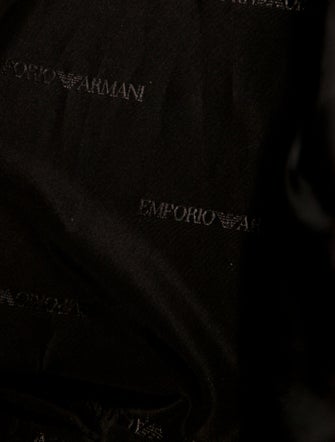 Emporio Armani Leather Messenger Bag