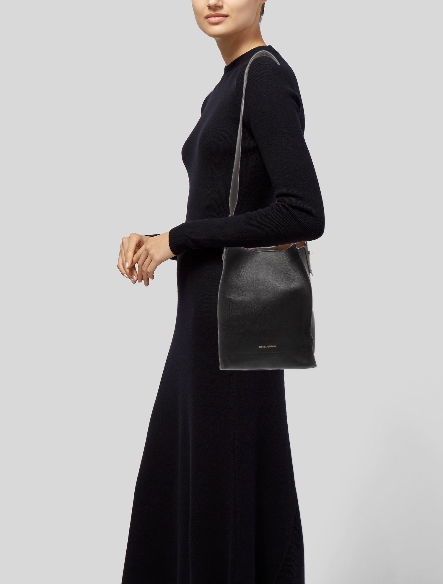 Emporio Armani Leather Shoulder Bag