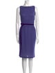 Emporio Armani Virgin Wool Knee-Length Dress