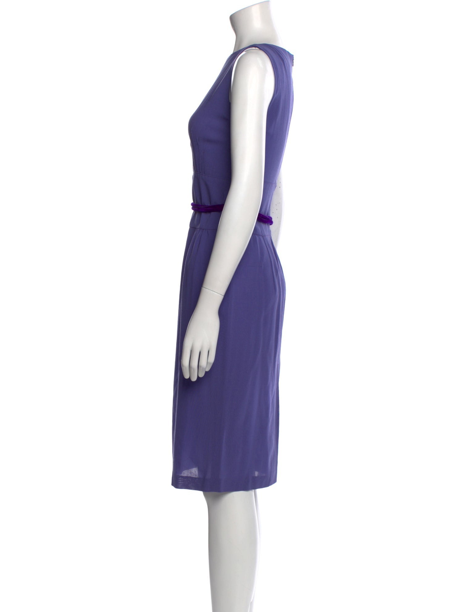 Emporio Armani Virgin Wool Knee-Length Dress