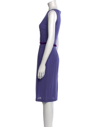 Emporio Armani Virgin Wool Knee-Length Dress