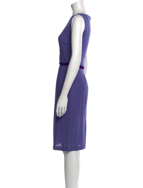 Emporio Armani Virgin Wool Knee-Length Dress