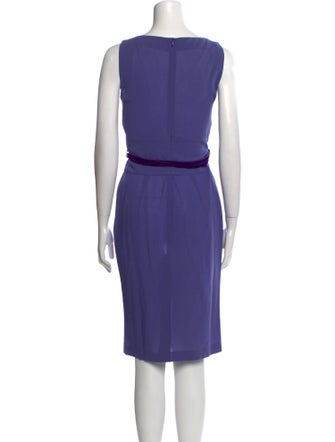 Emporio Armani Virgin Wool Knee-Length Dress