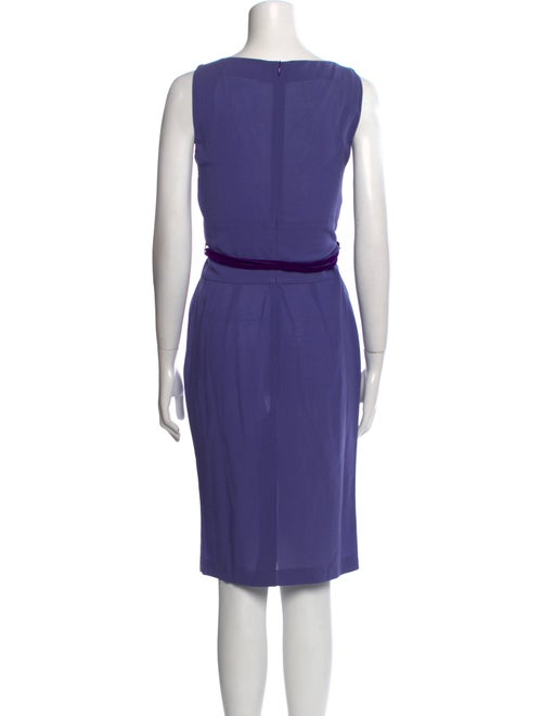 Emporio Armani Virgin Wool Knee-Length Dress