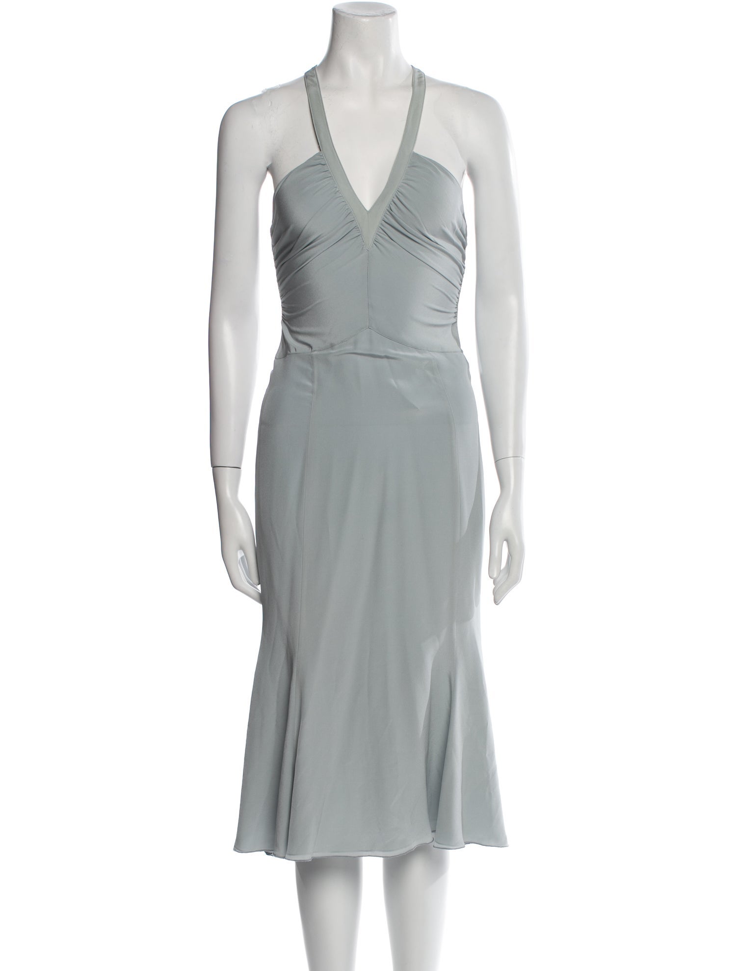Emporio Armani Silk Midi Length Dress