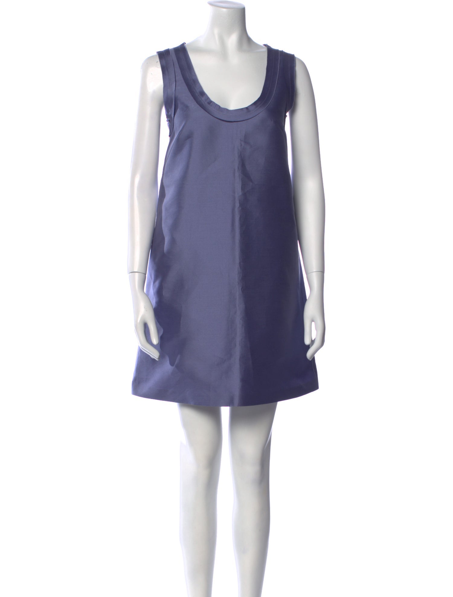 Emporio Armani Scoop Neck Mini Dress