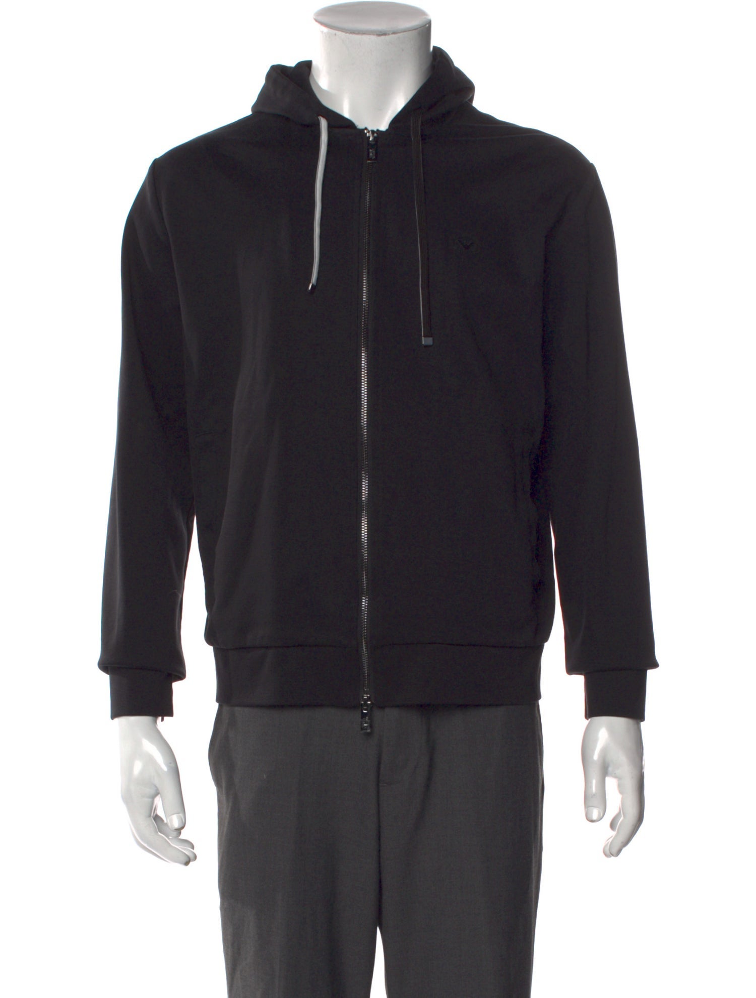 Emporio Armani Mock Neck Long Sleeve Cardigan