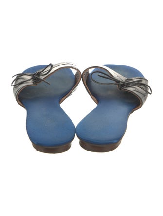 Emporio Armani Leather Slides