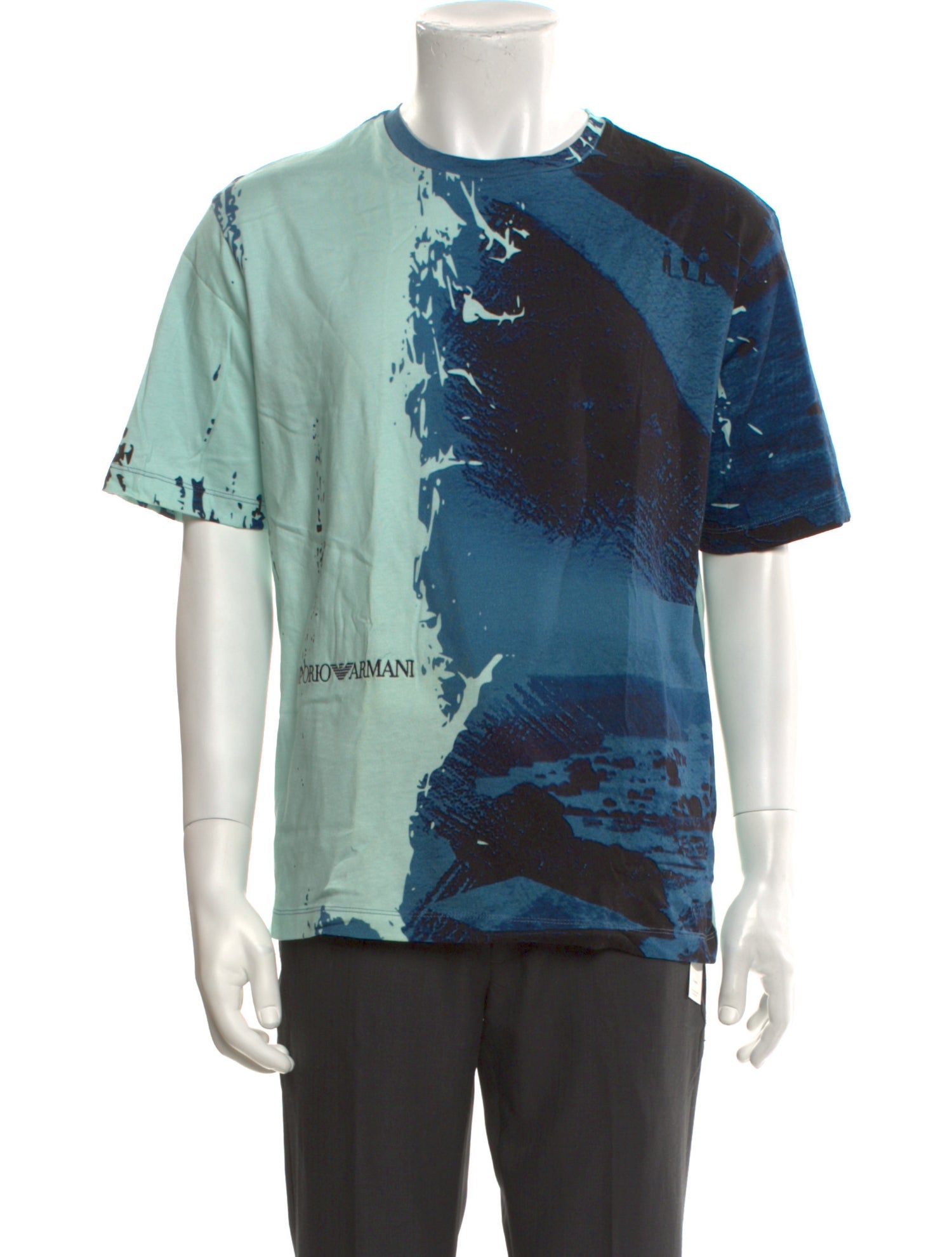 Emporio Armani Graphic Print Crew Neck T-Shirt