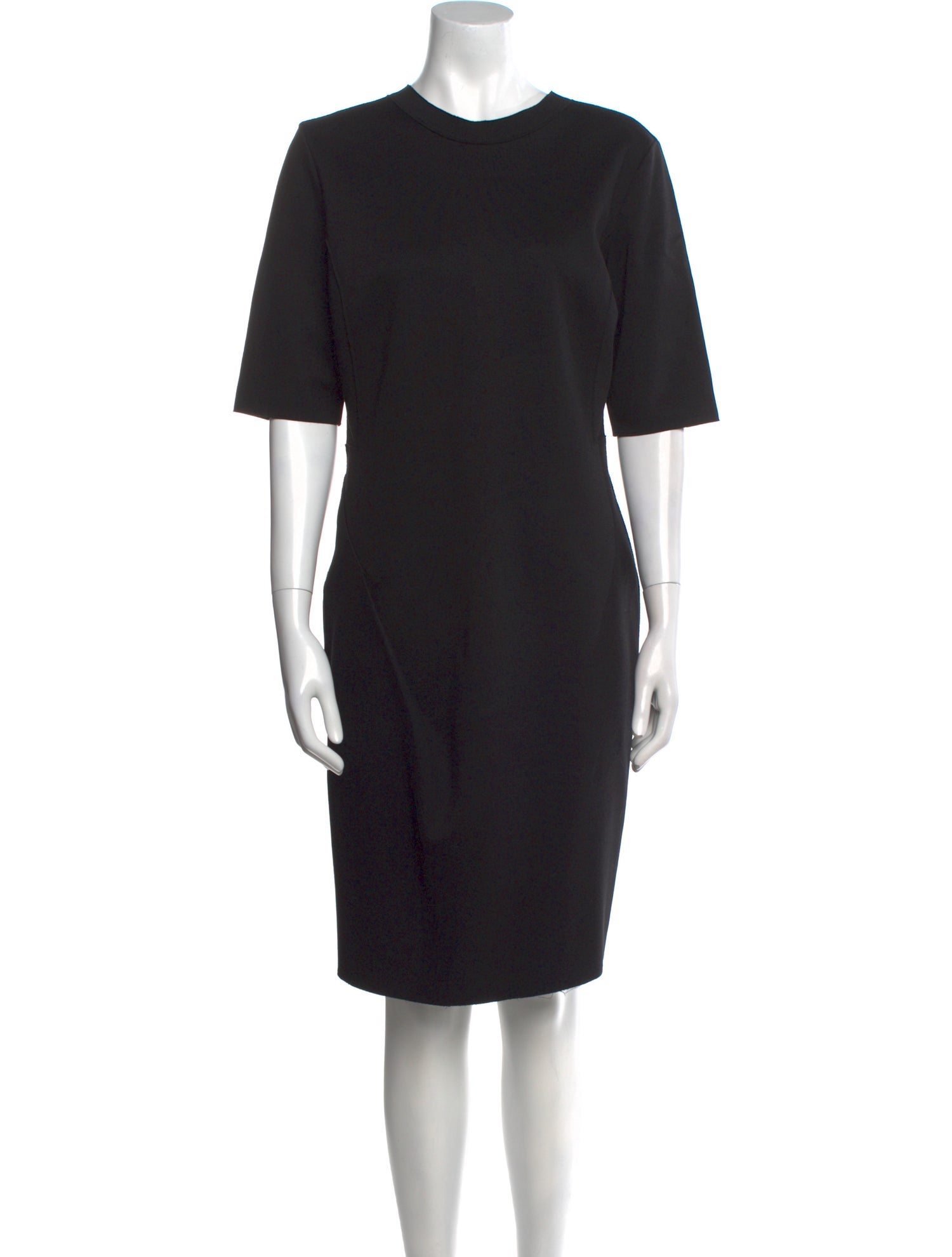 Emporio Armani Crew Neck Knee-Length Dress