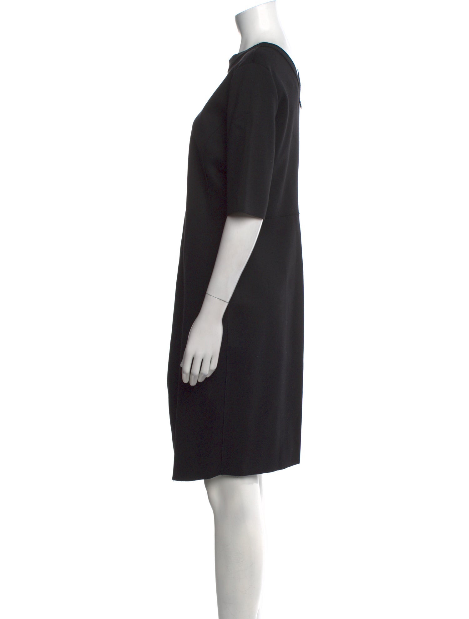 Emporio Armani Crew Neck Knee-Length Dress