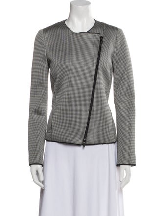 Emporio Armani Houndstooth Print Evening Jacket