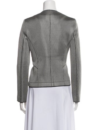 Emporio Armani Houndstooth Print Evening Jacket