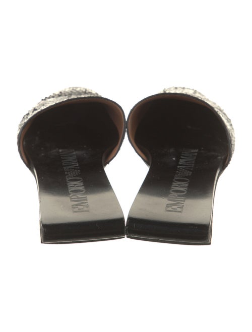 Emporio Armani Leather Mules