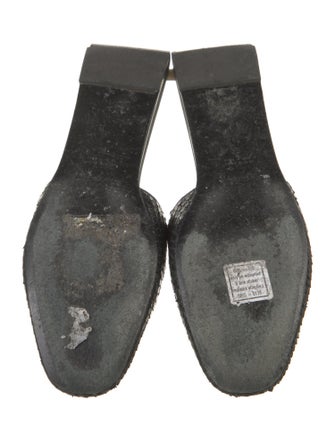 Emporio Armani Leather Mules