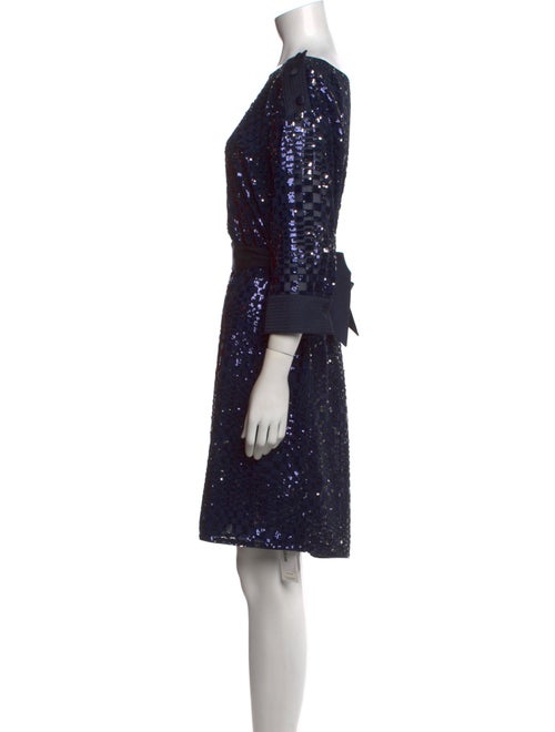 Emporio Armani Sequin Knee-Length Dress