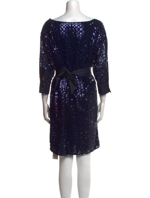 Emporio Armani Sequin Knee-Length Dress
