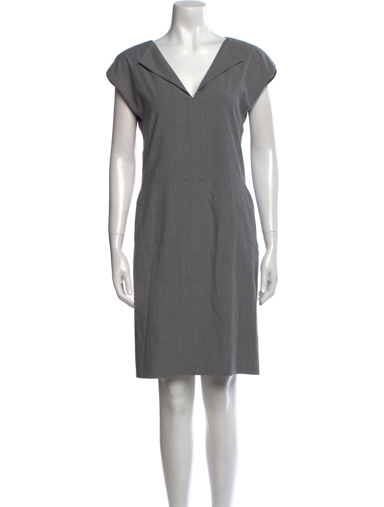 Emporio Armani V-Neck Knee-Length Dress