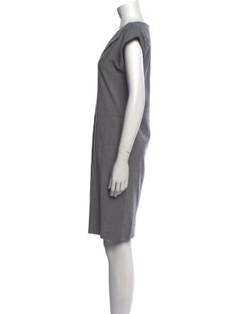 Emporio Armani V-Neck Knee-Length Dress
