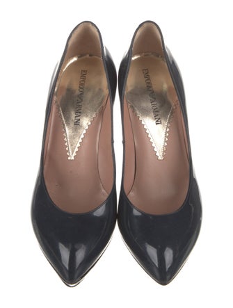 Emporio Armani Patent Leather Pumps
