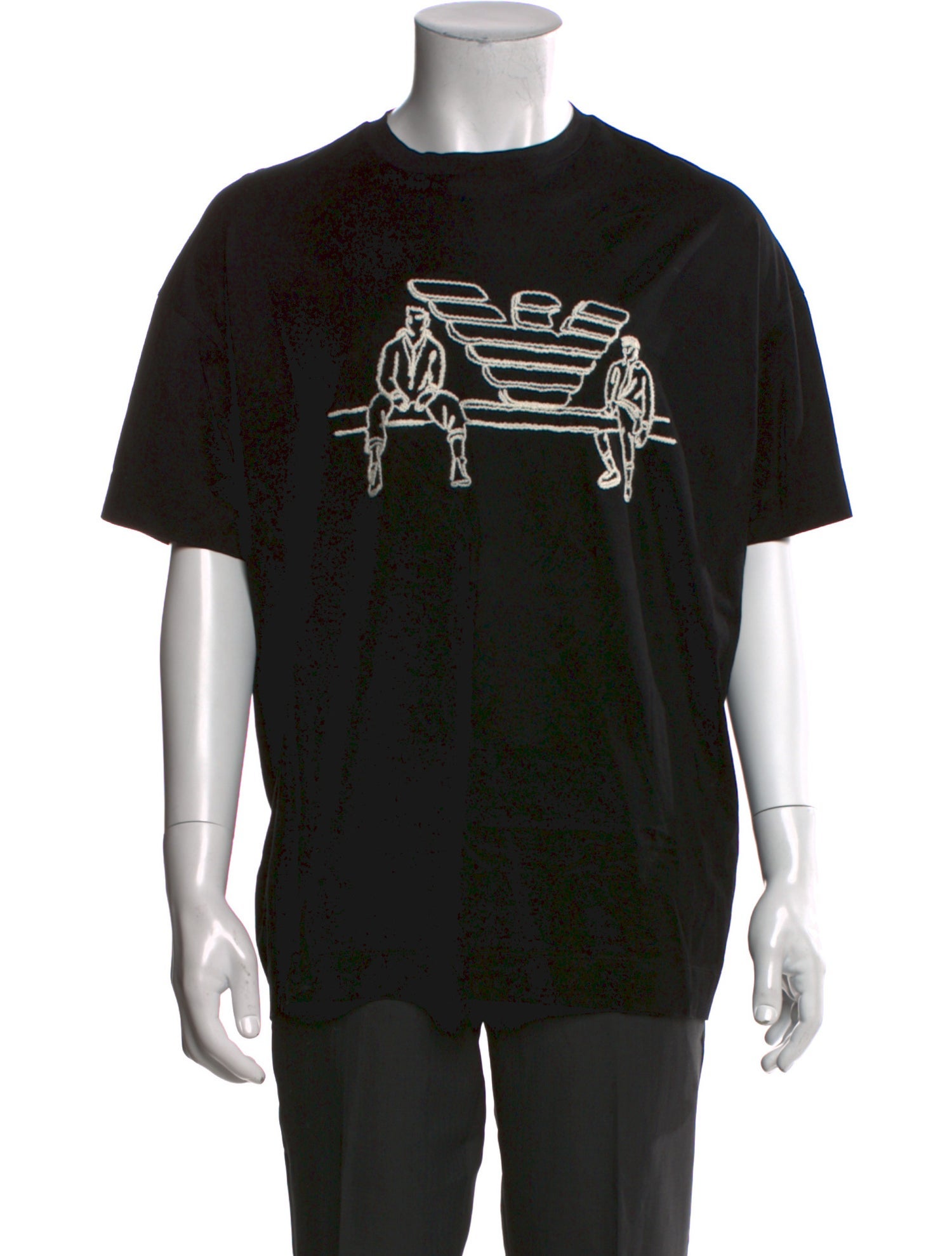 Emporio Armani Graphic Print Crew Neck T-Shirt