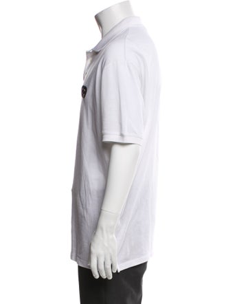 Emporio Armani Graphic Print Crew Neck Polo Shirt