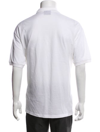 Emporio Armani Graphic Print Crew Neck Polo Shirt