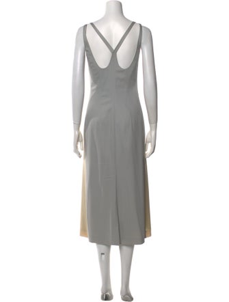 Emporio Armani Virgin Wool Long Dress