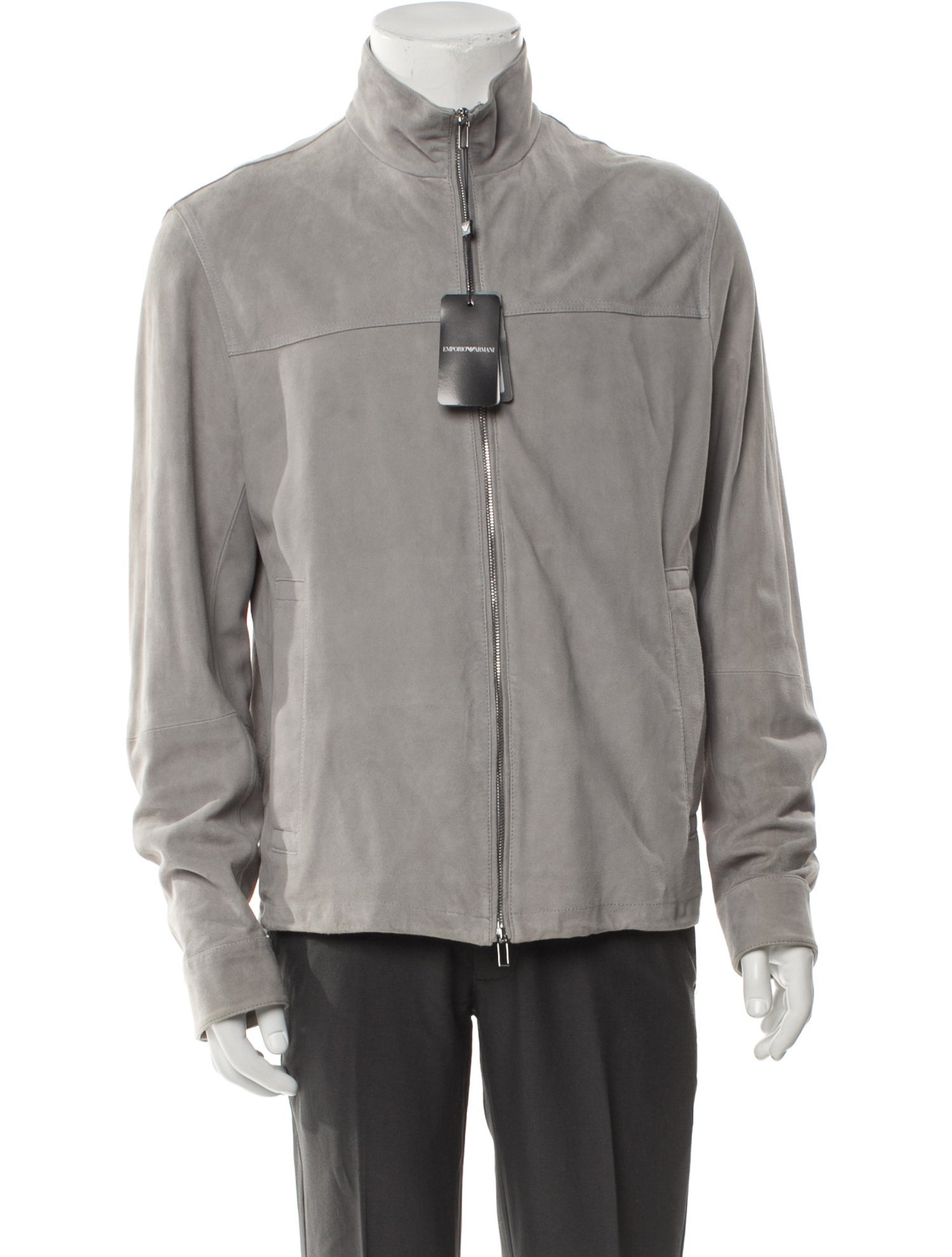 Emporio Armani Goat Leather Windbreaker