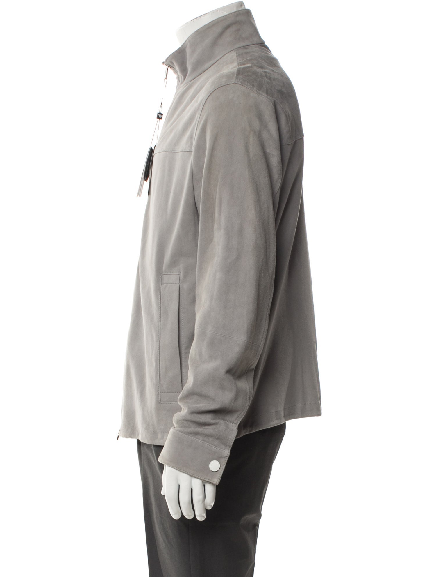 Emporio Armani Goat Leather Windbreaker