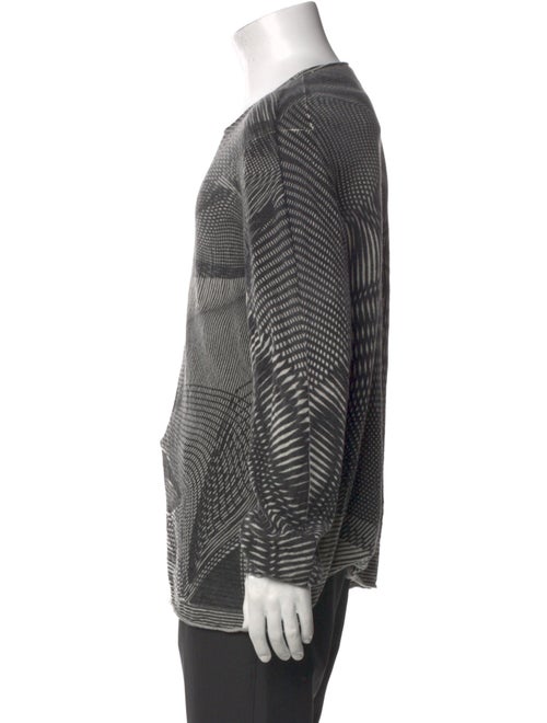 Emporio Armani Printed Crew Neck Pullover