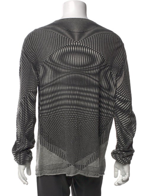 Emporio Armani Printed Crew Neck Pullover