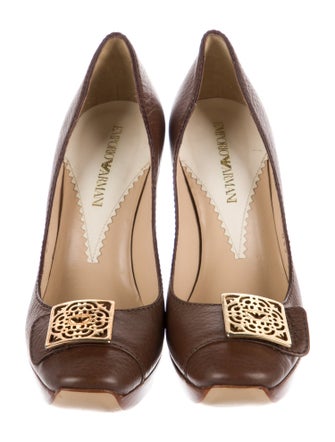 Emporio Armani Leather Pumps