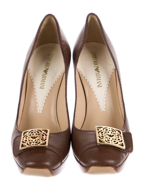 Emporio Armani Leather Pumps
