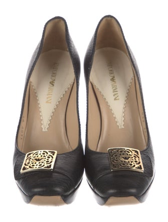 Emporio Armani Leather Pumps