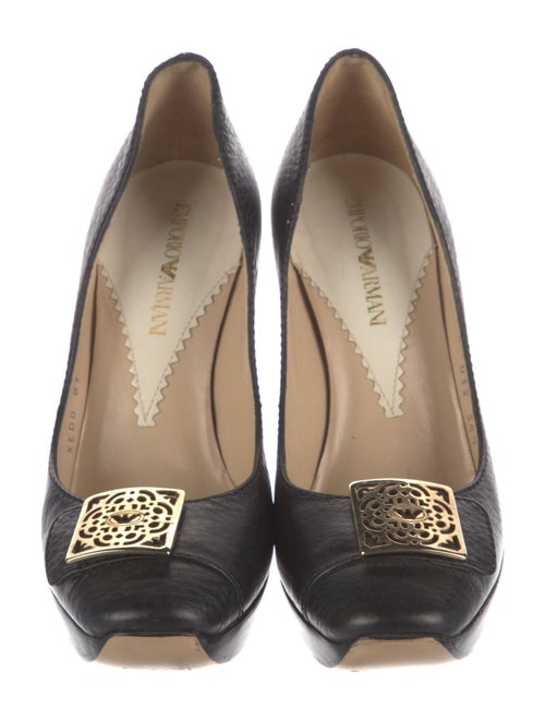 Emporio Armani Leather Pumps