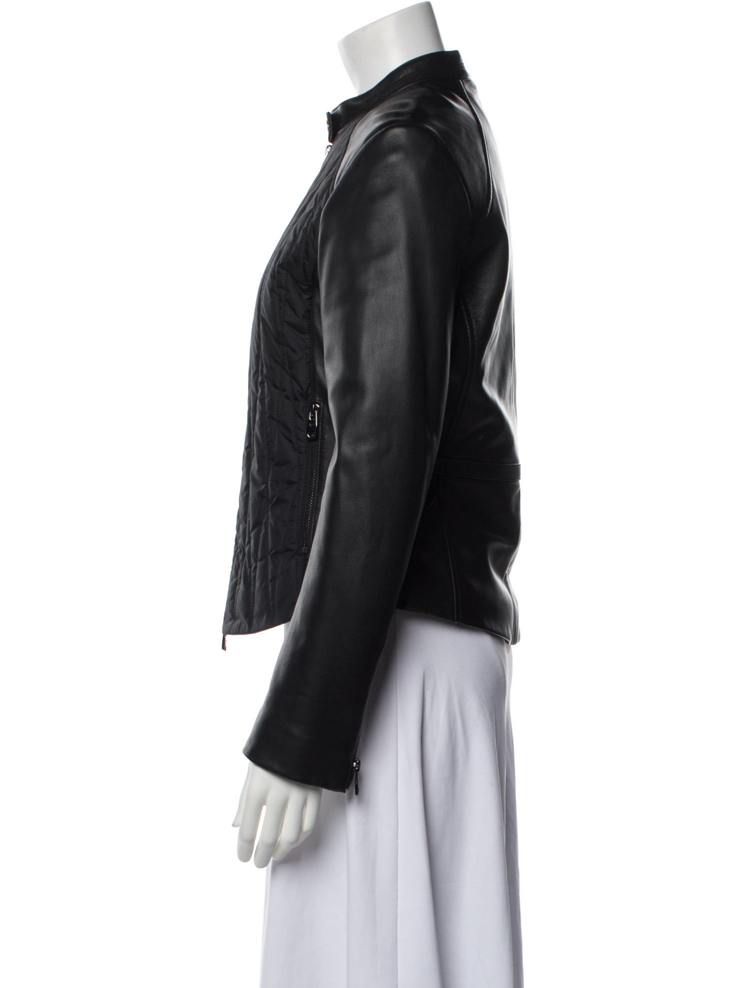 Emporio Armani Lamb Leather Biker Jacket