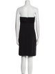 Emporio Armani Strapless Mini Dress