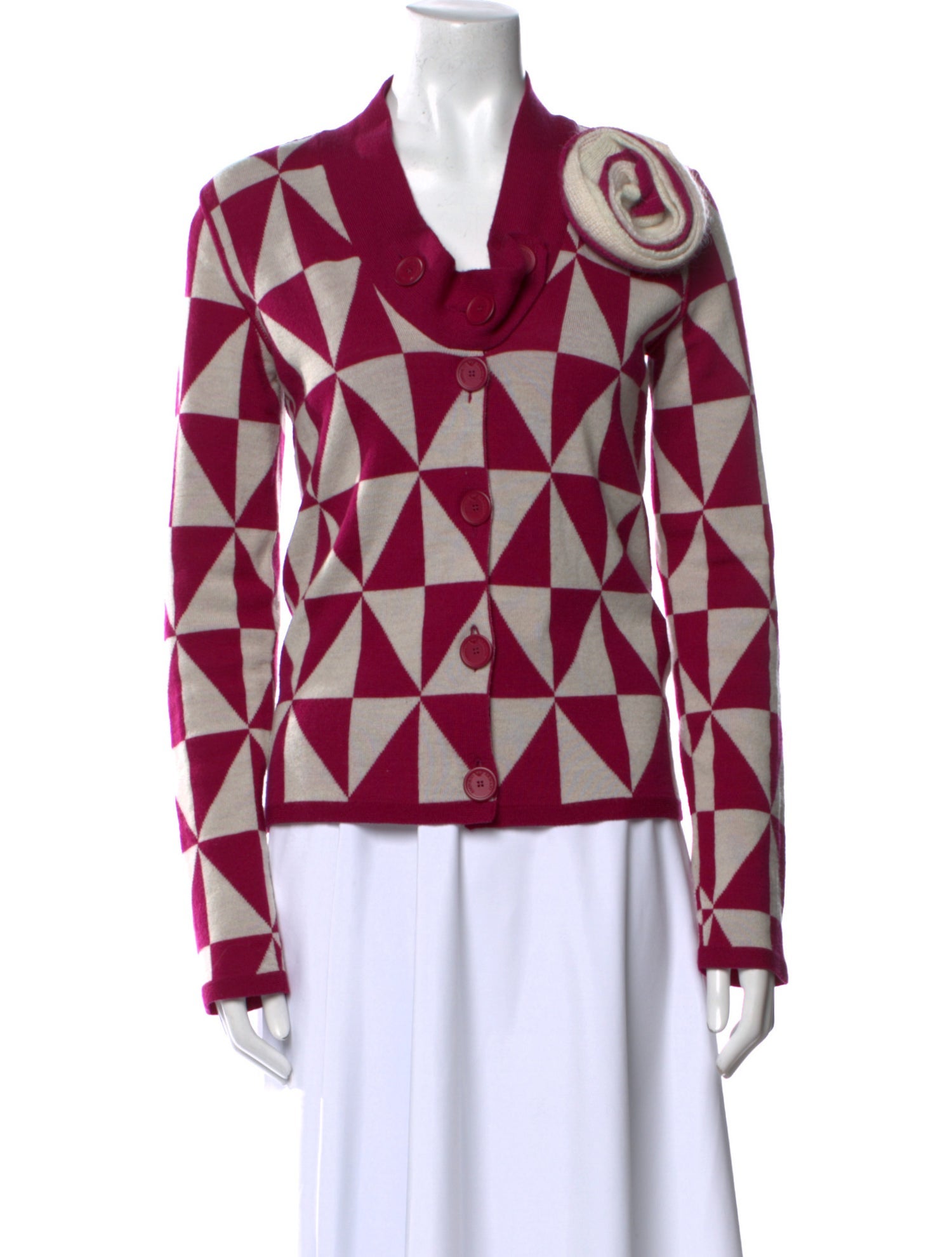 Emporio Armani Wool Printed Sweater