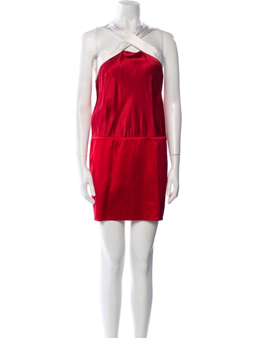 Emporio Armani Halterneck Mini Dress
