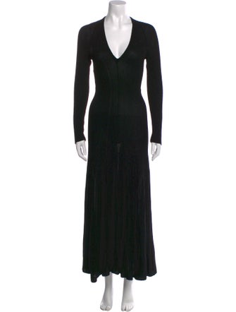 Emporio Armani V-Neck Long Dress