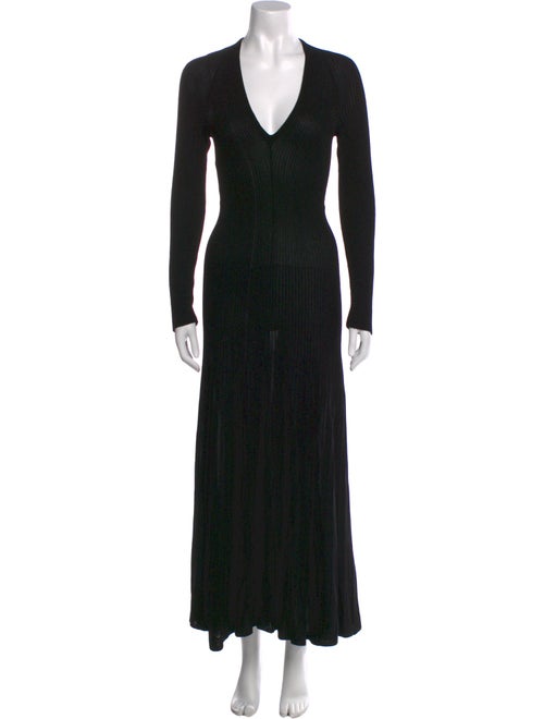 Emporio Armani V-Neck Long Dress