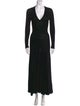 Emporio Armani V-Neck Long Dress