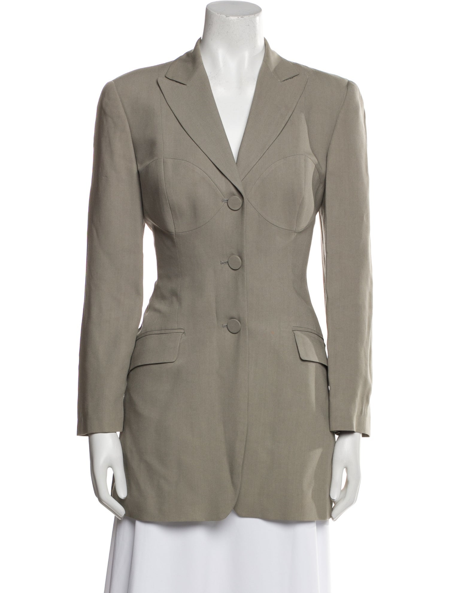 Emporio Armani Vintage Late 1990's - Early 2000's Peacoat