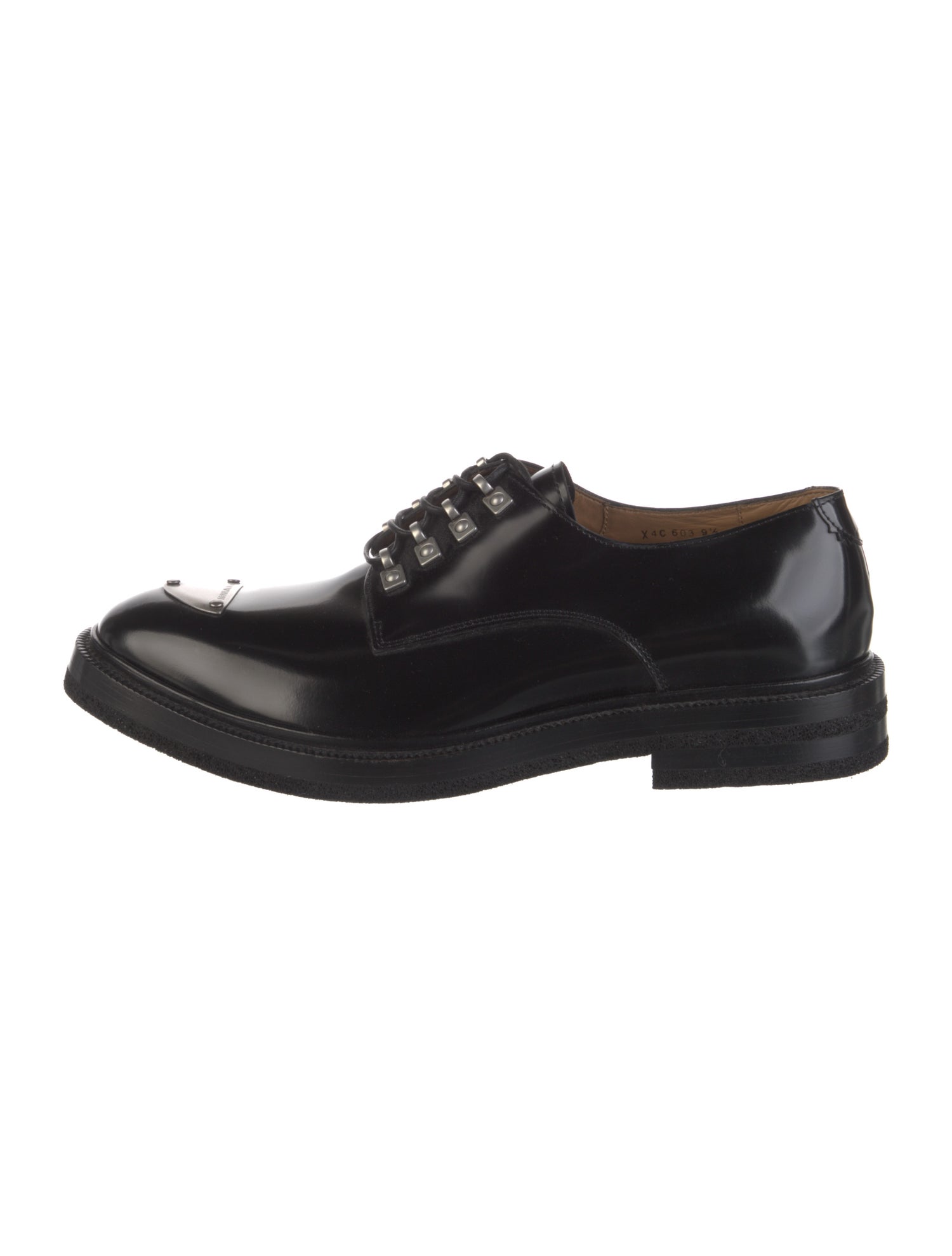Emporio Armani Patent Leather Oxfords