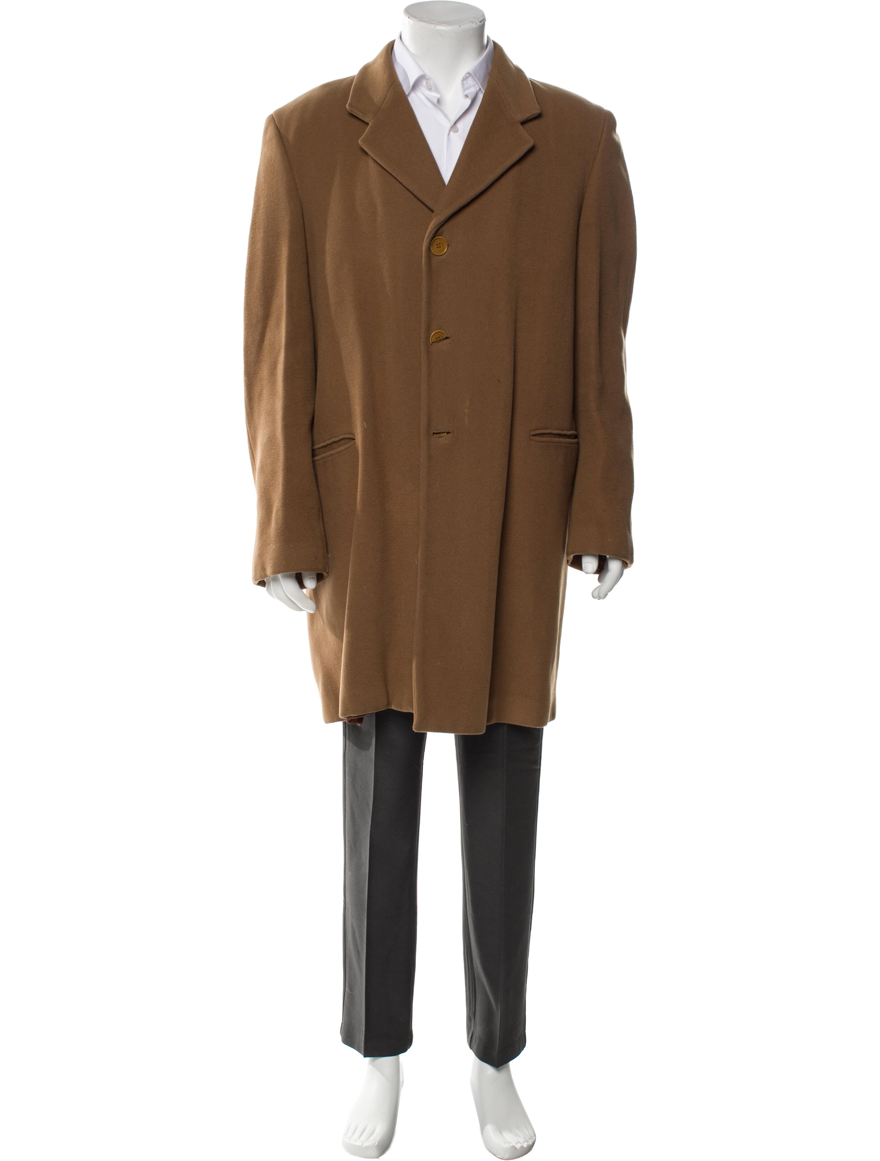Emporio Armani Virgin Wool Overcoat