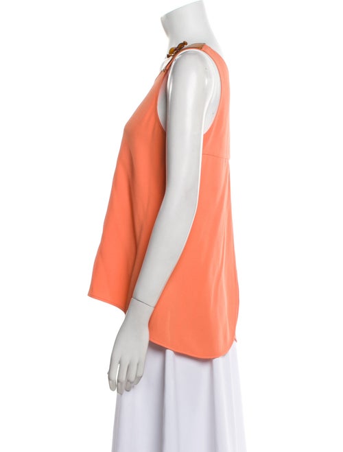 Emporio Armani Silk Scoop Neck Top