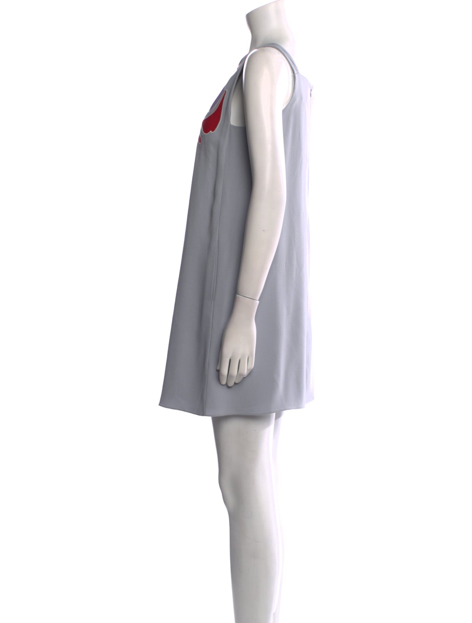 Emporio Armani Bateau Neckline Mini Dress