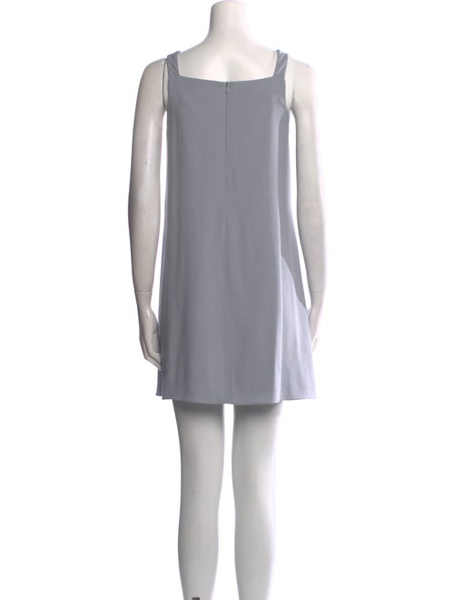 Emporio Armani Bateau Neckline Mini Dress