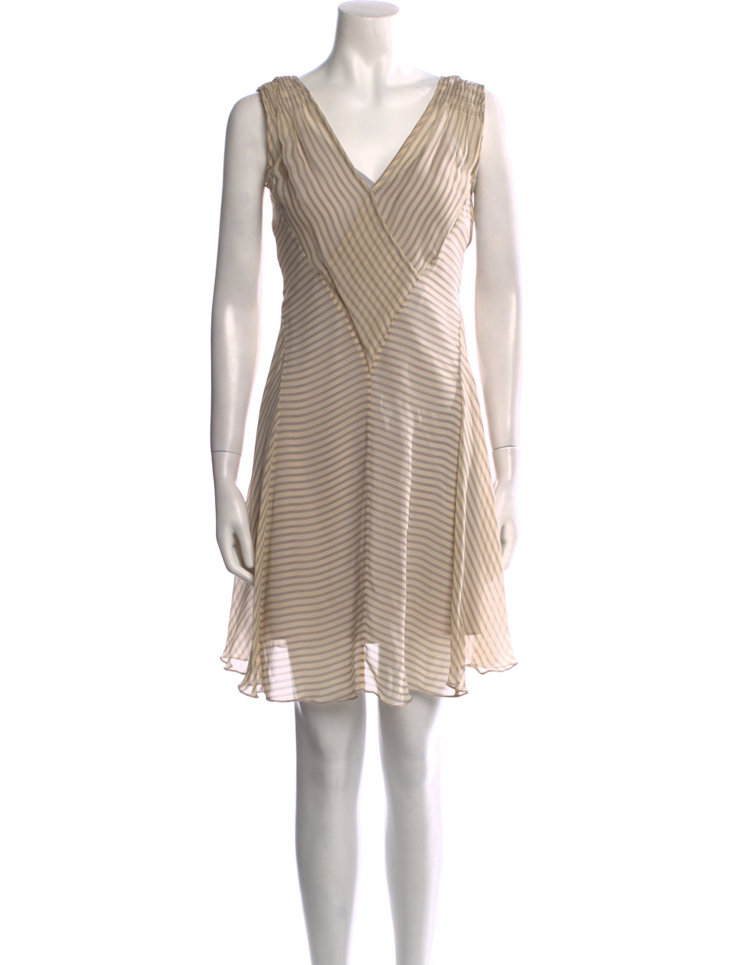 Emporio Armani Striped Mini Dress